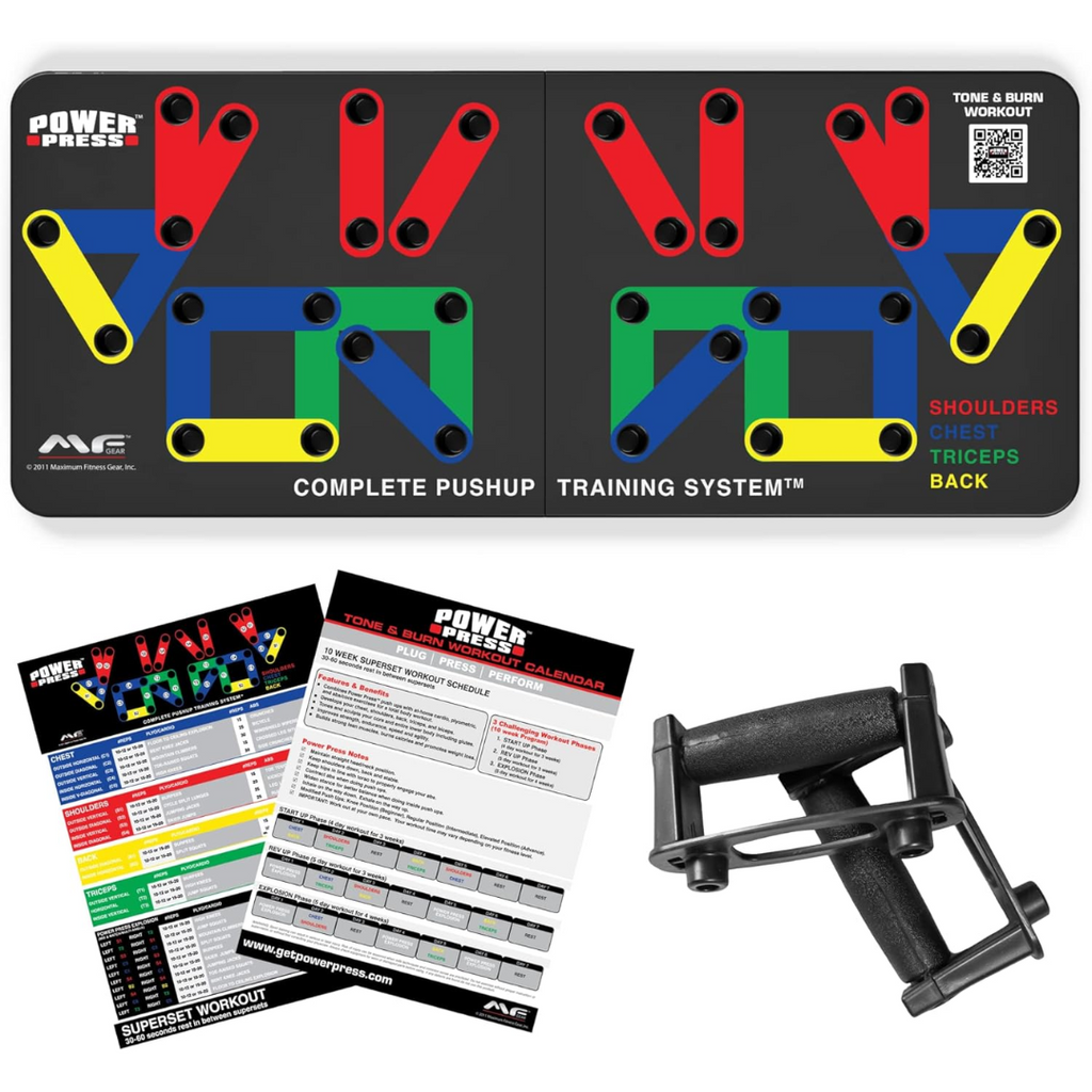 FlexiFit - Foldable Push-Up Training Board with Color Coding
