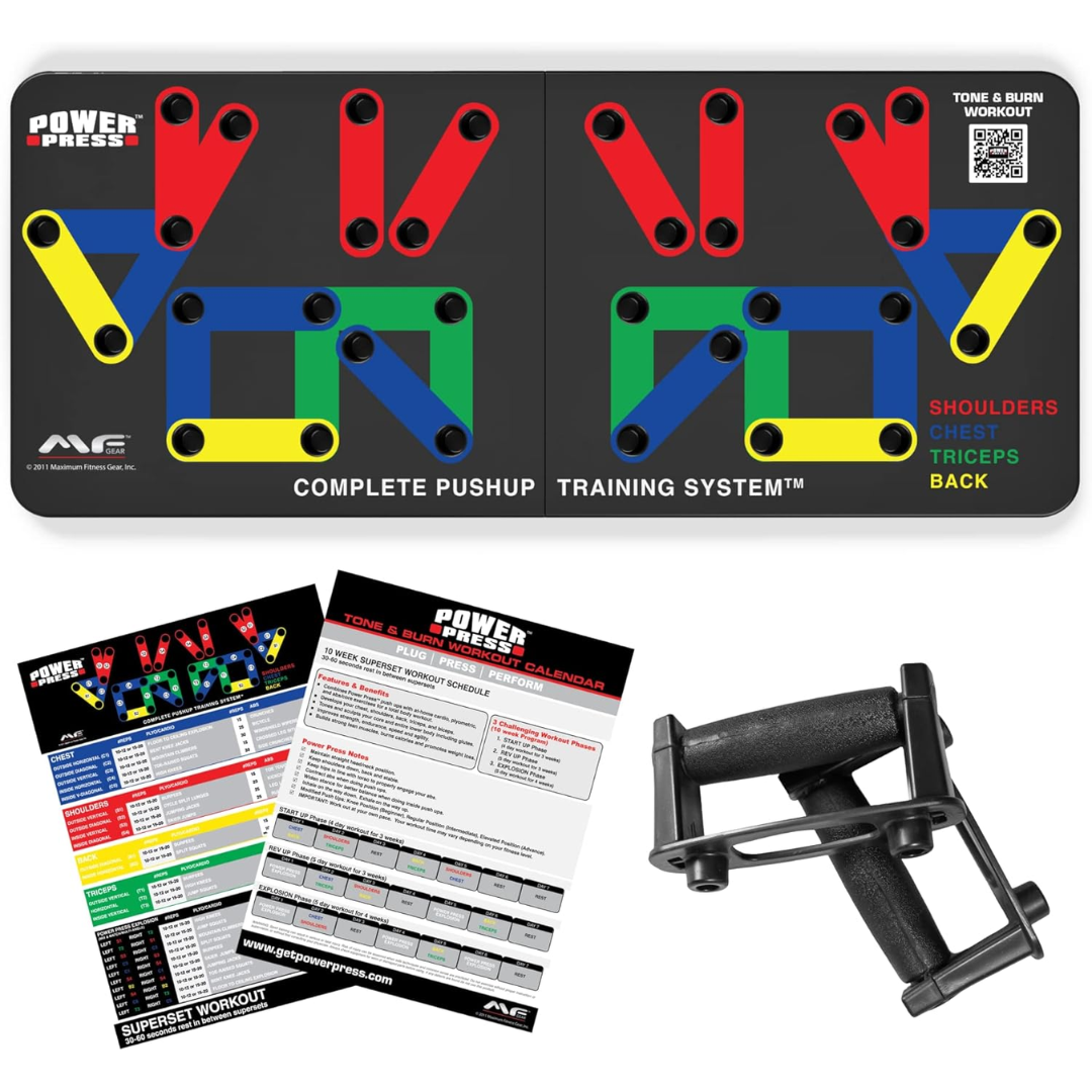 FlexiFit - Foldable Push-Up Training Board with Color Coding
