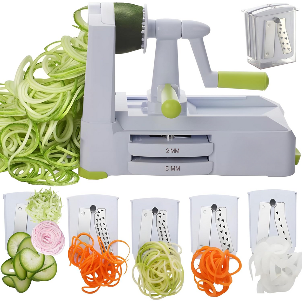 SpiralSlice – 5-Piece Robust Vegetable Slicer