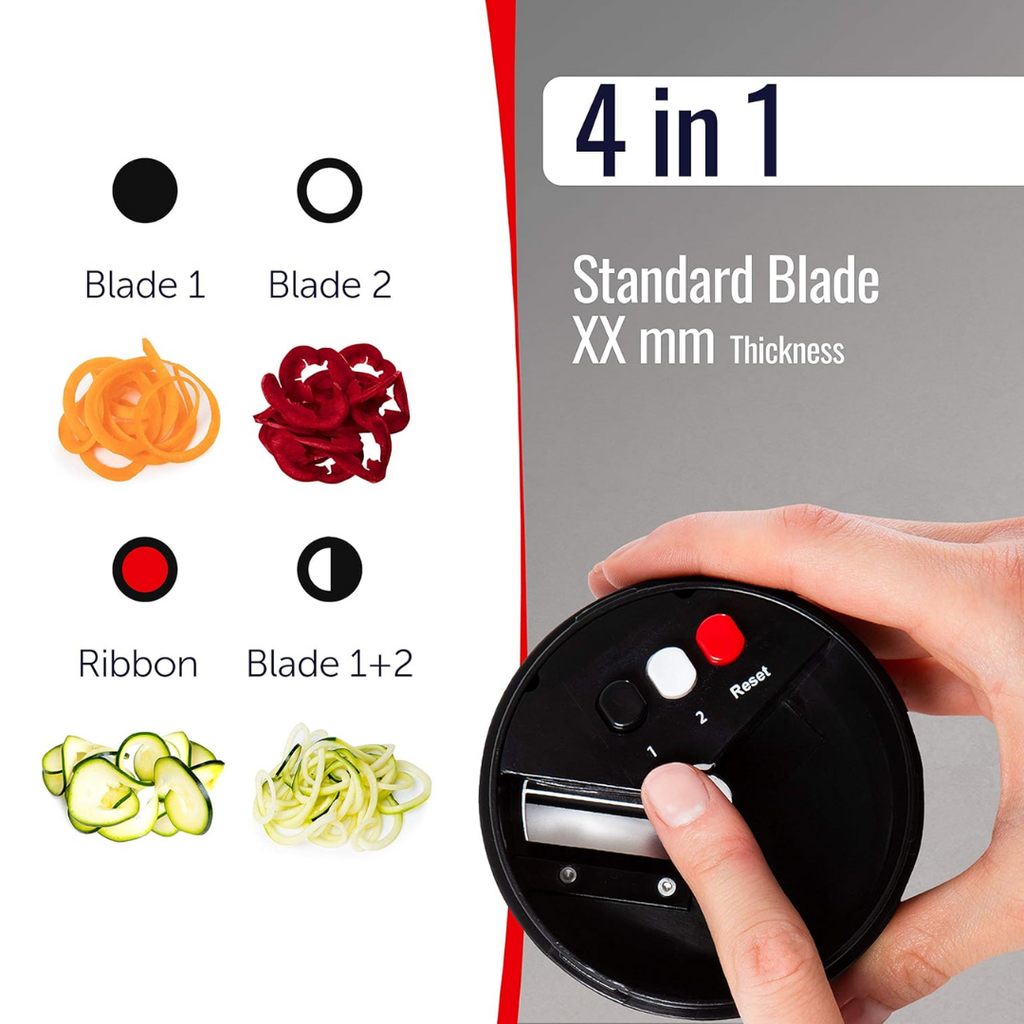 SpiralMaster - Stainless Steel Vegetable Slicer for Perfect Strips
