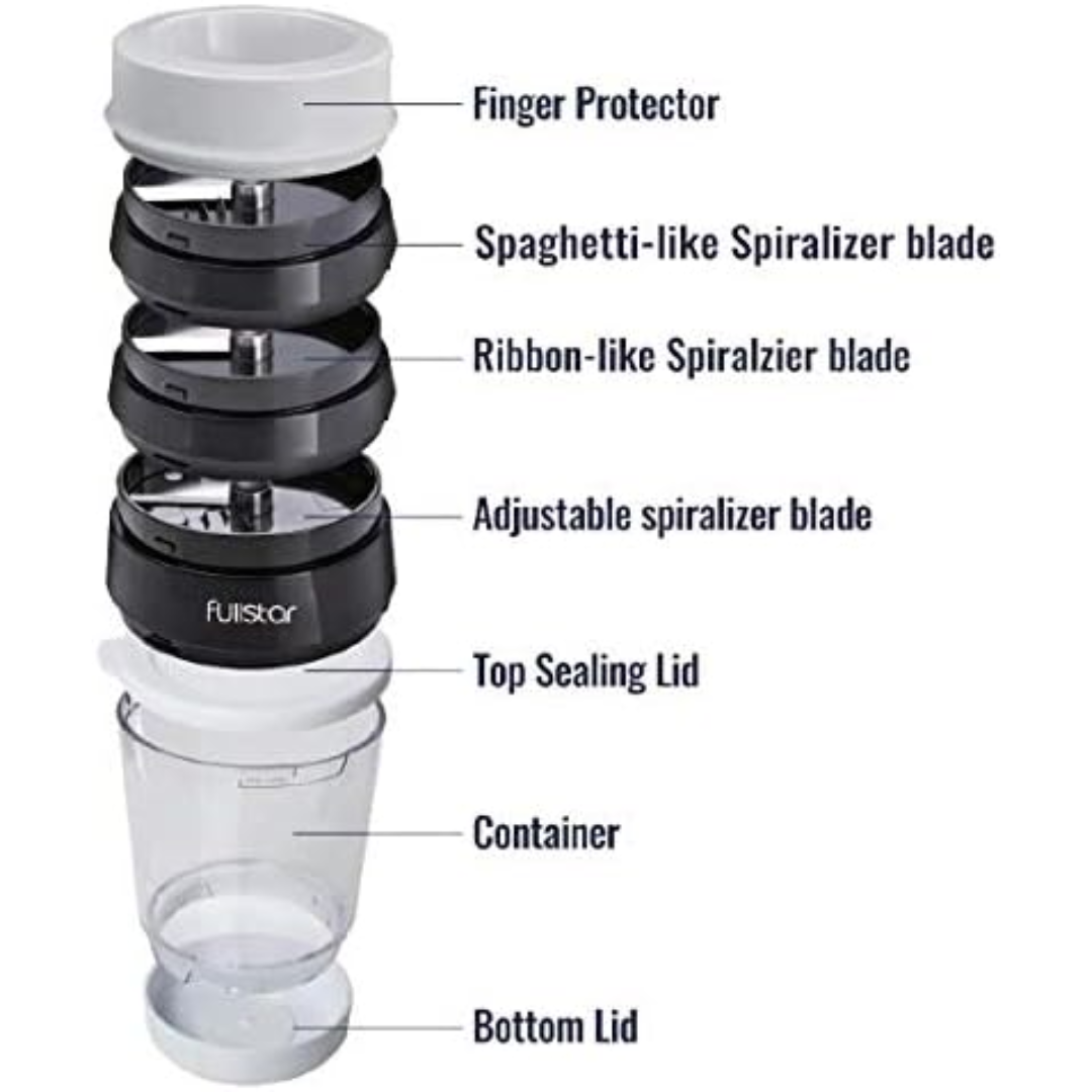 SpiralMaster - Stainless Steel Vegetable Slicer for Perfect Strips