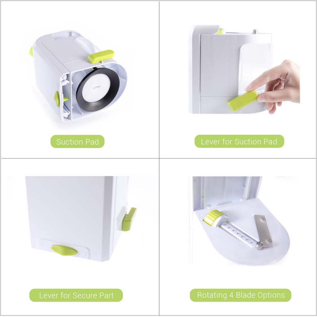 PowerSpiral - Professional Vegetable Slicer with Suction Cup