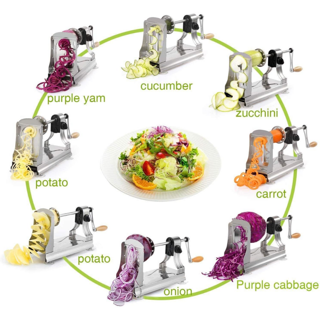 SpiralMaster - Multifunctional Vegetable Slicer with 6 Blades