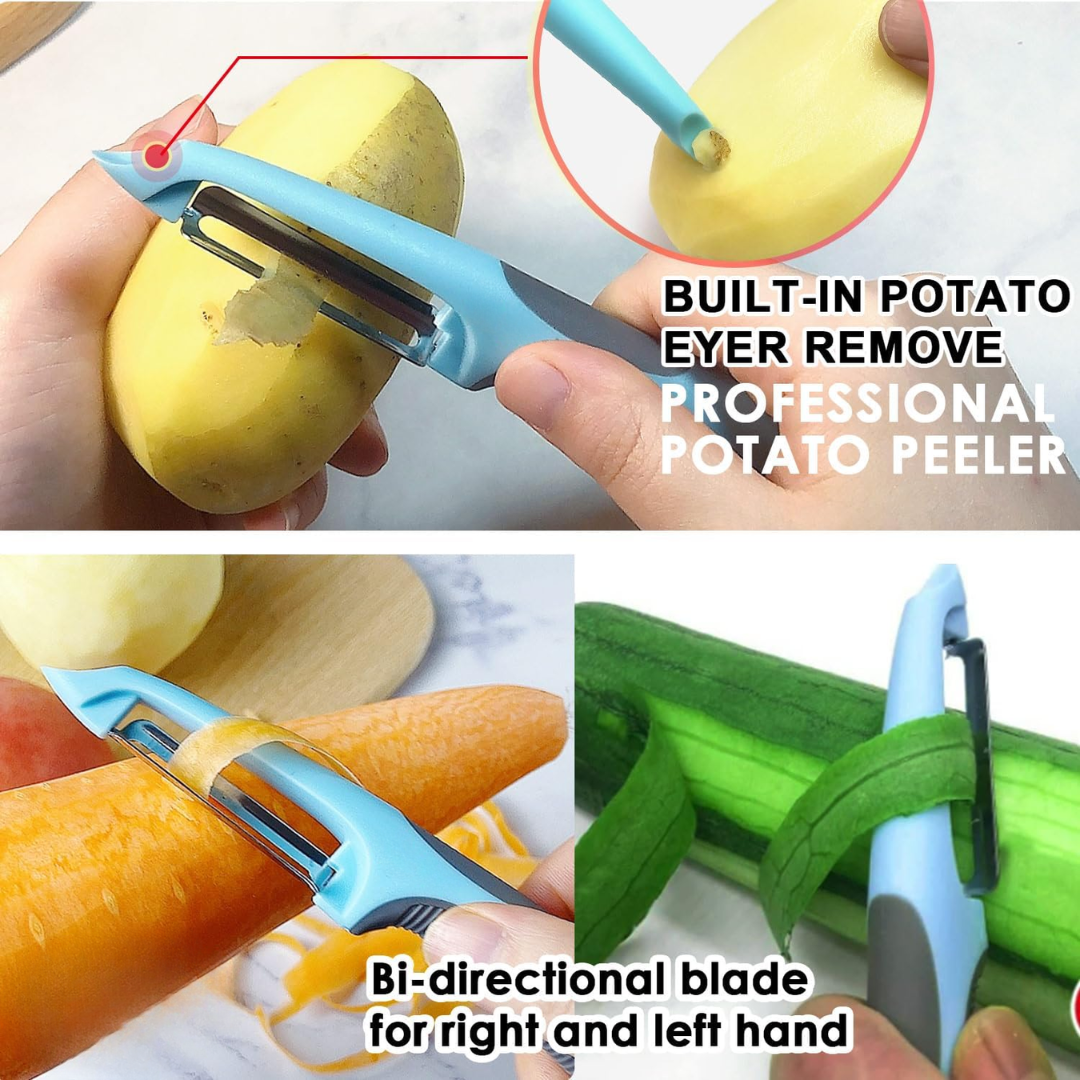 VeggieMaster - 3-in-1 Julienne Peeler for Vegetables