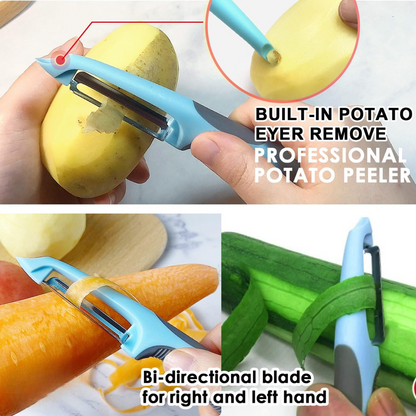 VeggieMaster - 3-in-1 Julienne Schiller voor Groenten