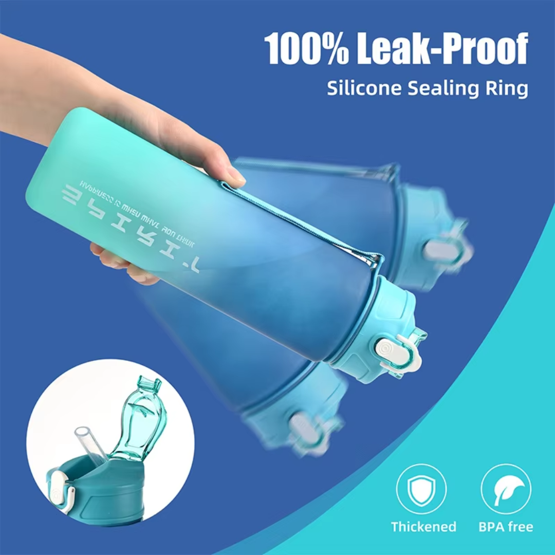 HydraMax - Large Leak-Proof Sports Water Bottle 1L