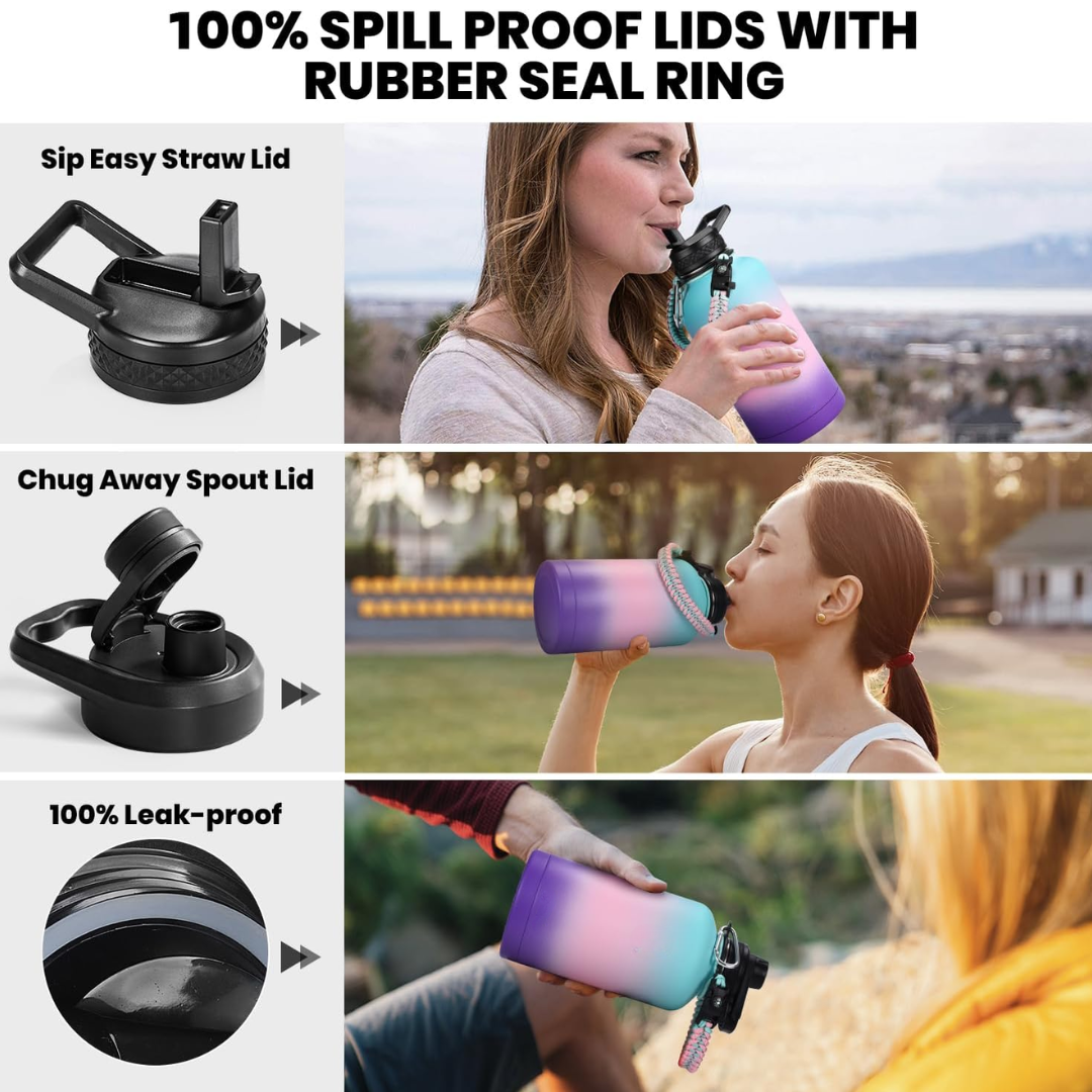 HydraPure – Durable Water Bottle with Paracord Handle