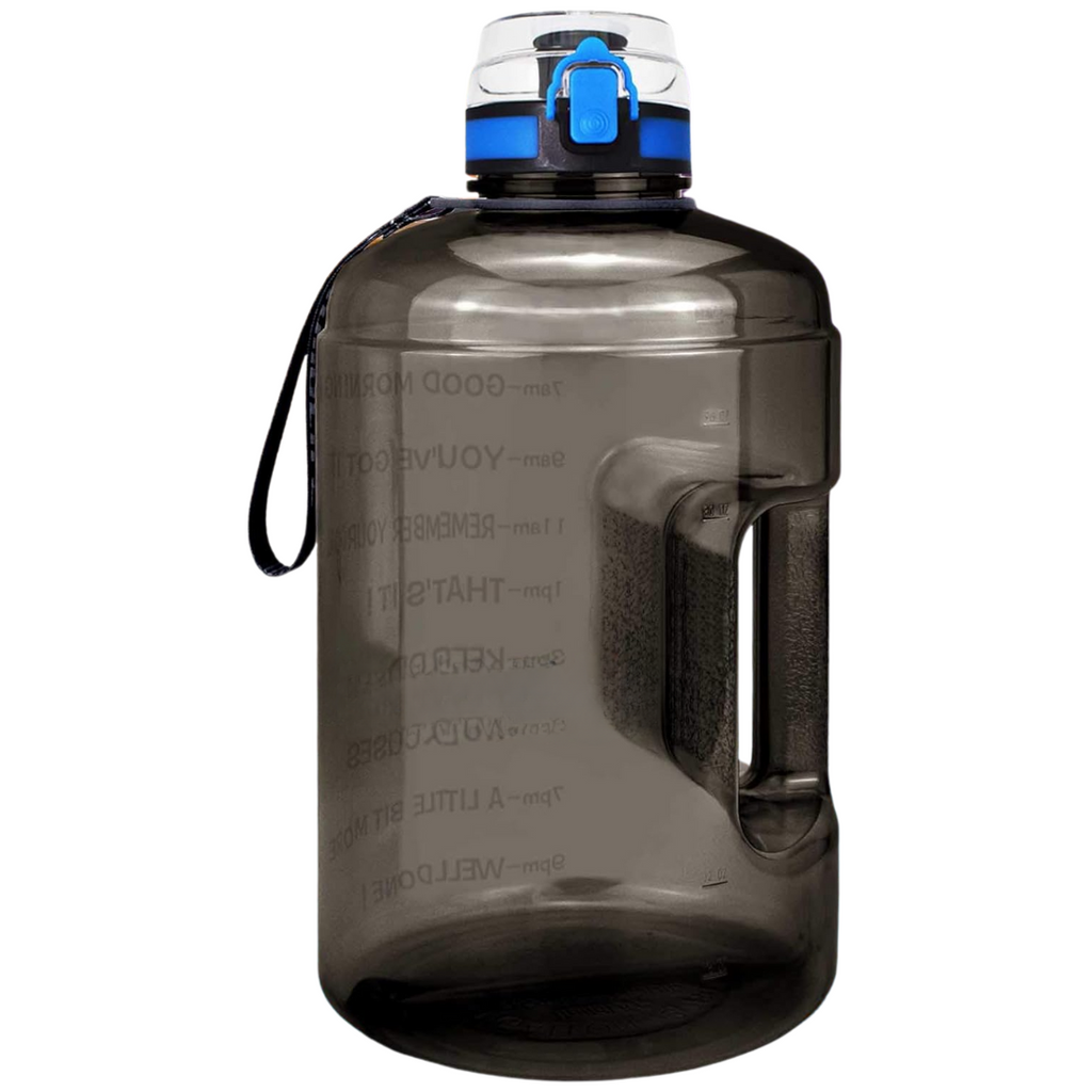 HydroBoost - Motivational Water Bottle Whiteh Time Markers