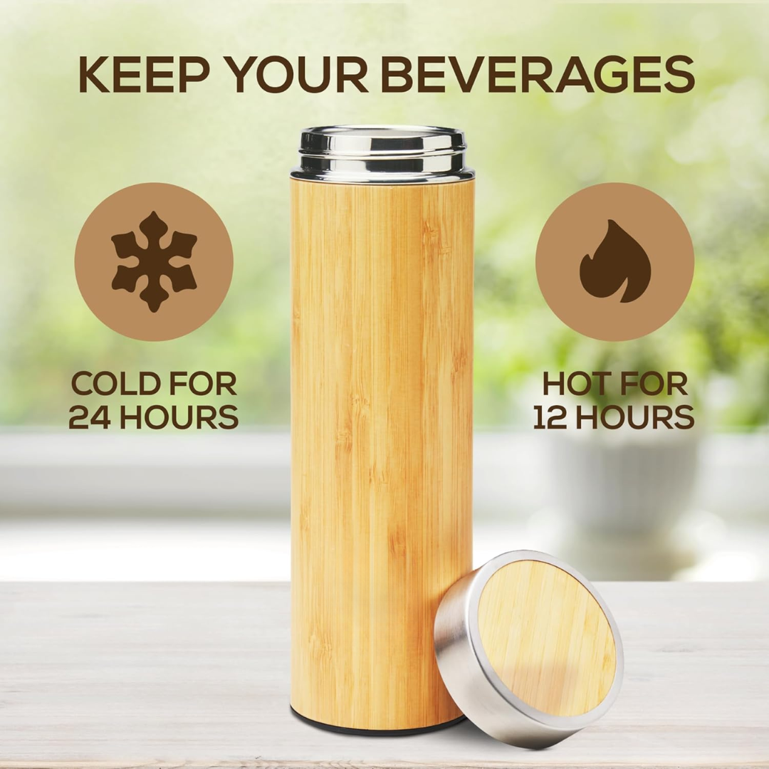 TeaFusion - Luxury Bamboo Tea Bottle 500ml