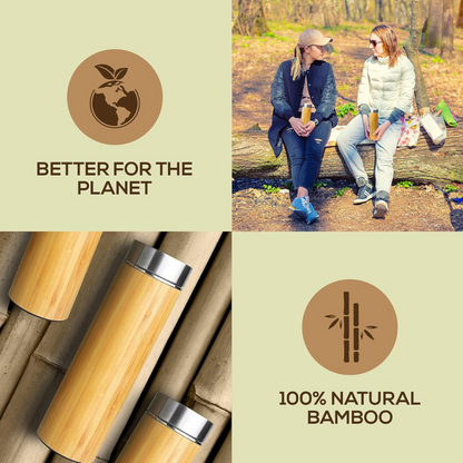 TeaFusion - Luxury Bamboo Tea Bottle 500ml