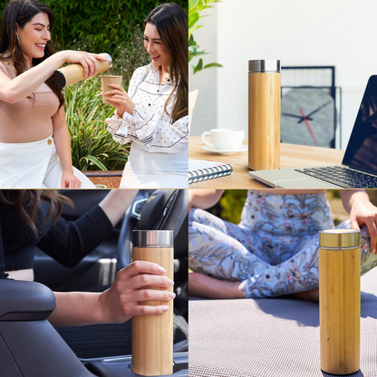TeaFusion - Luxury Bamboo Tea Bottle 500ml