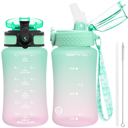 EcoFlow - Reusable Tritan Water Bottle with Straw