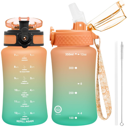 EcoFlow - Reusable Tritan Water Bottle with Straw