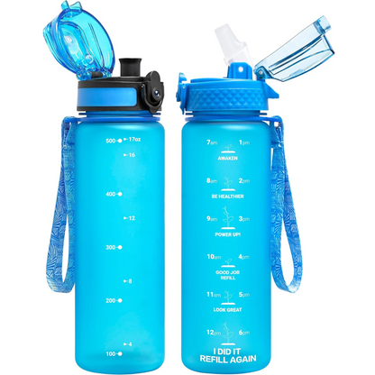 EcoFlow - Reusable Tritan Water Bottle with Straw