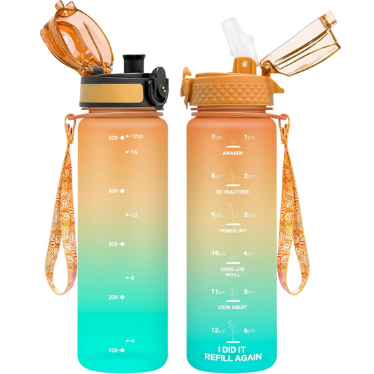 EcoFlow - Reusable Tritan Water Bottle with Straw