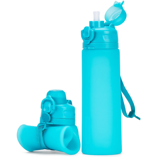 FlexiHydrate - Foldable Silicone Water Bottle 600ml