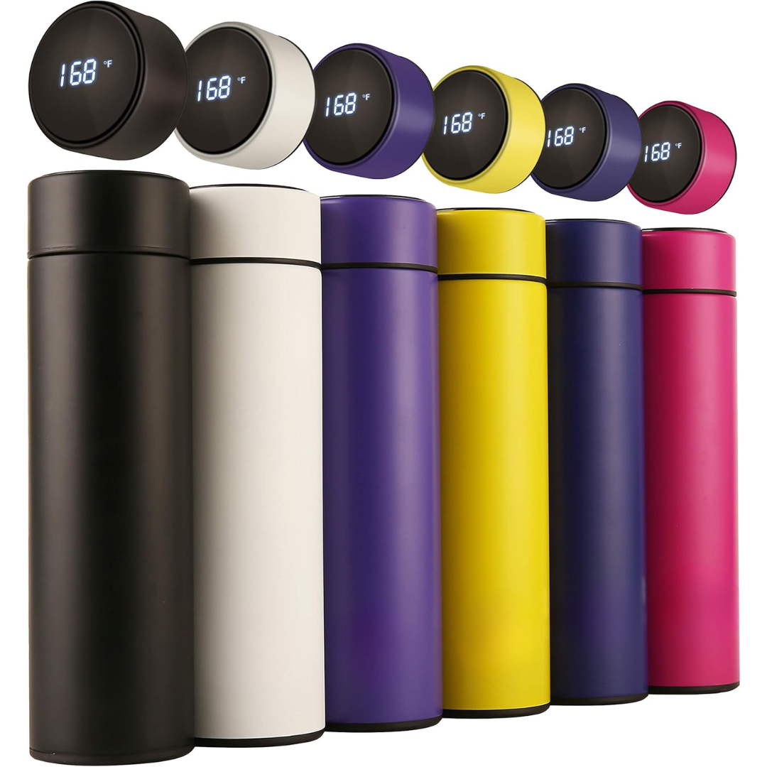 ThermoGlow - Smart Insulated Bottle with LED Display