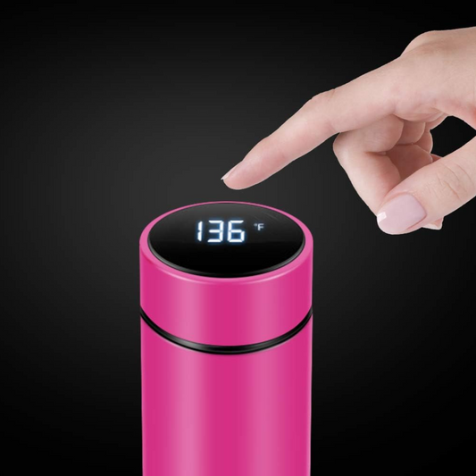 ThermoGlow - Smart Insulated Bottle with LED Display