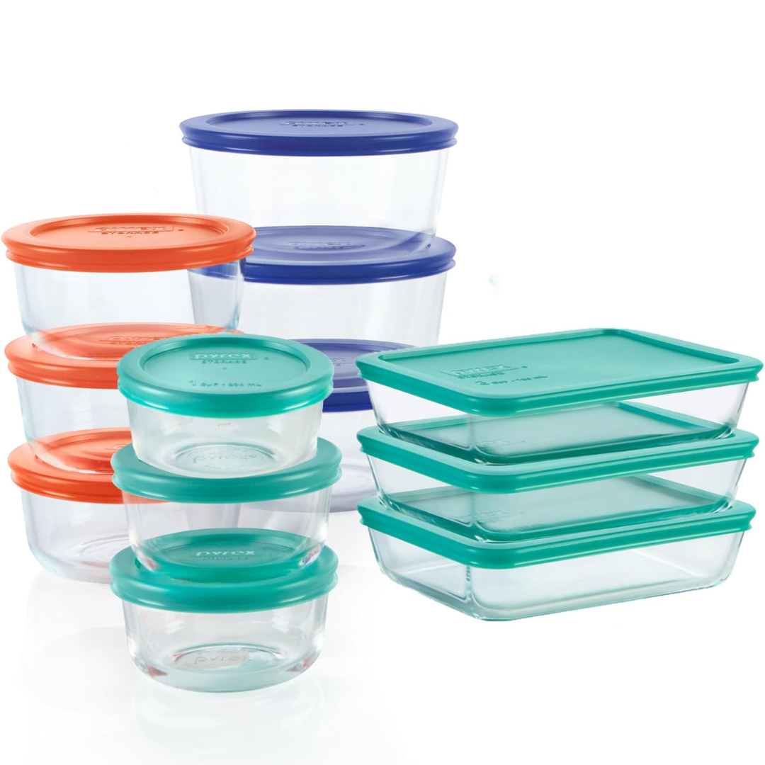 GlassKeeper - 12-Piece Storage Jar Set