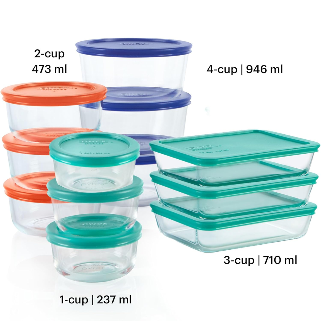 GlassKeeper - 12-Piece Storage Jar Set