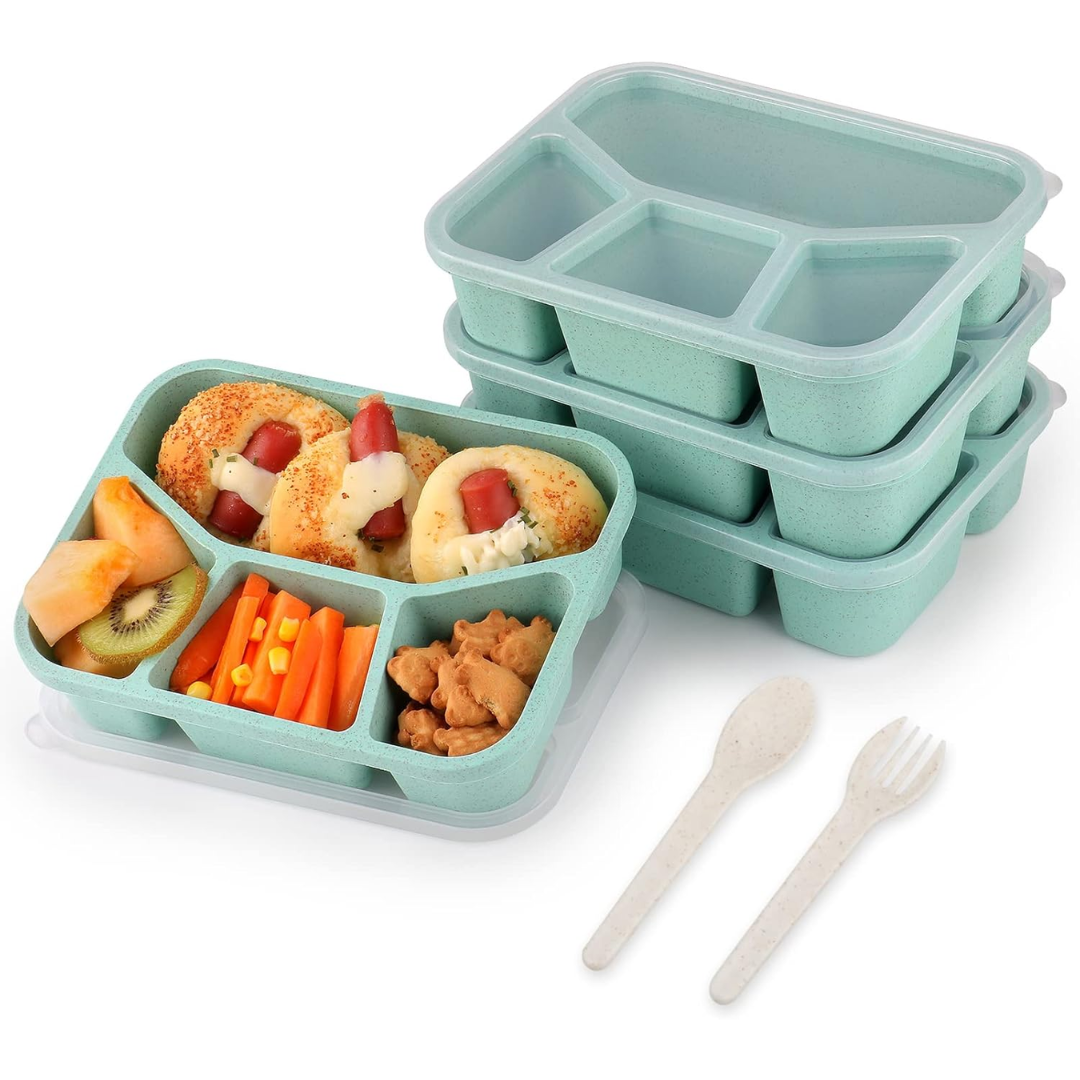 BentoBox - Set of 4 Snacks Boxes with Compartments