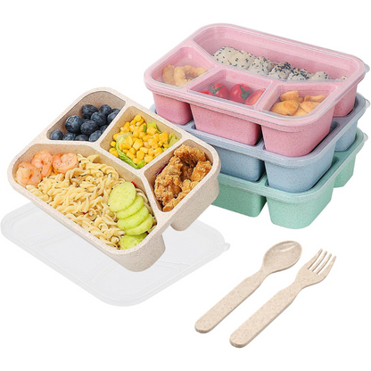 BentoBox - Set of 4 Snacks Boxes with Compartments