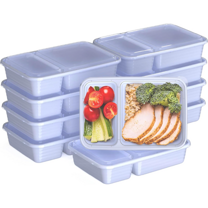 EcoBox - Durable 2-Compartment Food Container Set