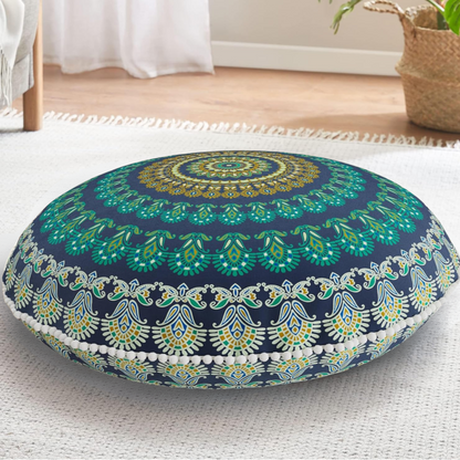 MandalaCushion - Bohemian Meditation Cushion for the Floor