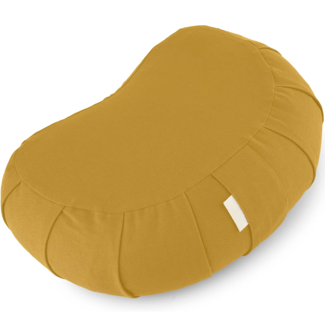 EcoCalm – Curved Meditation Cushion made of Organic Cotton