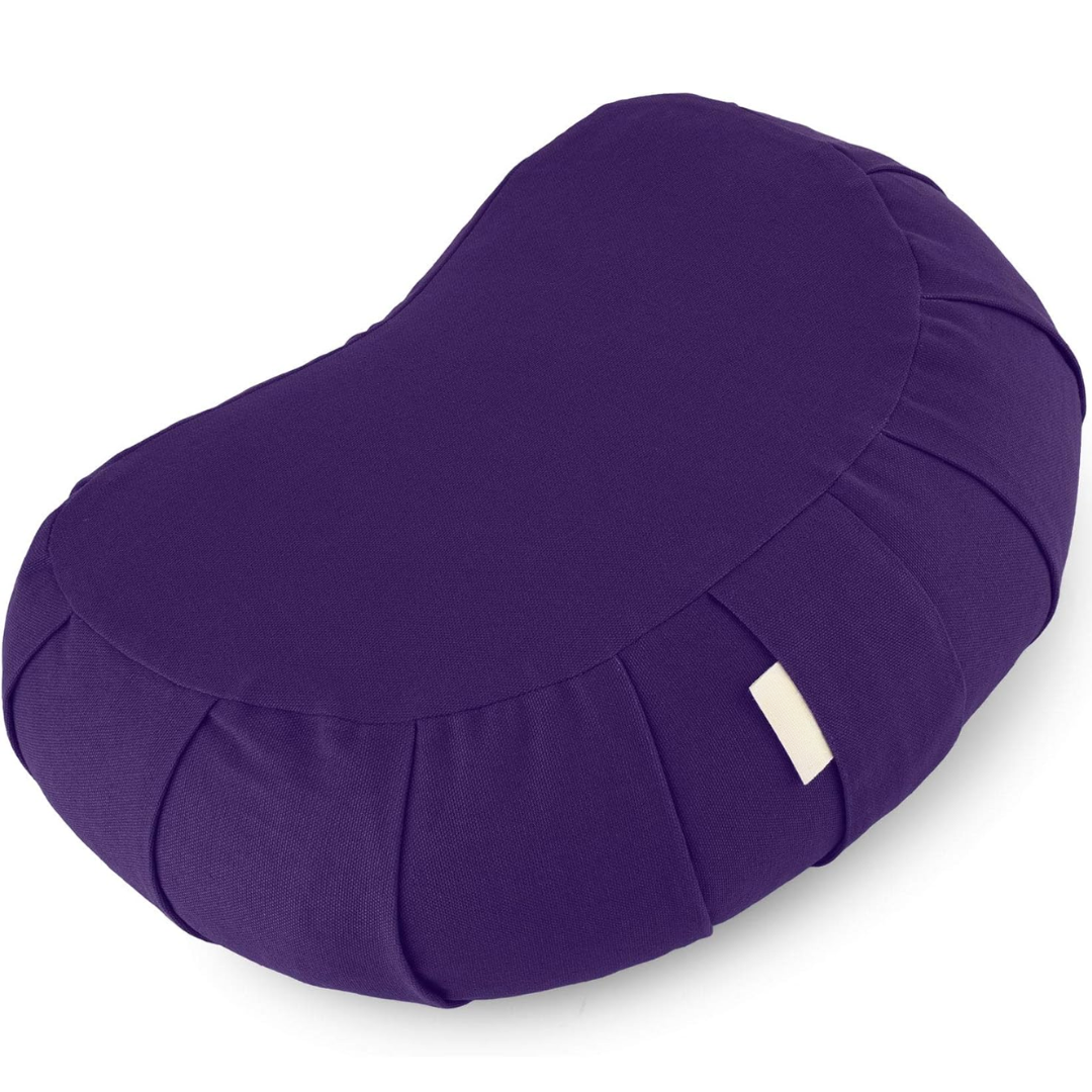 EcoCalm – Curved Meditation Cushion made of Organic Cotton