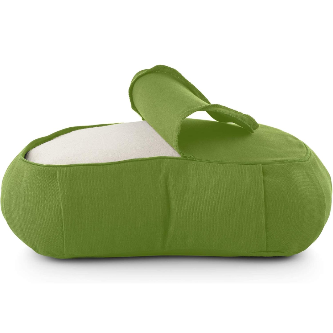 EcoCalm – Curved Meditation Cushion made of Organic Cotton