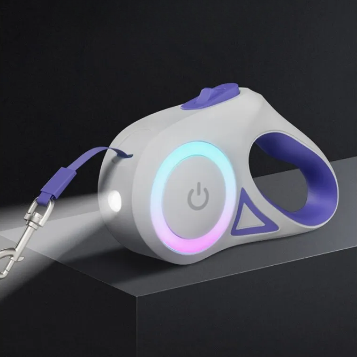 Automatic Dog Leash With Integrated Light