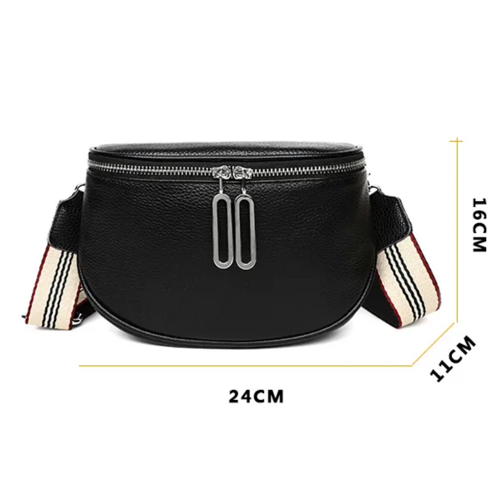 Lucy LeatherBag – Trendy and Cute Leather Saddle Bag