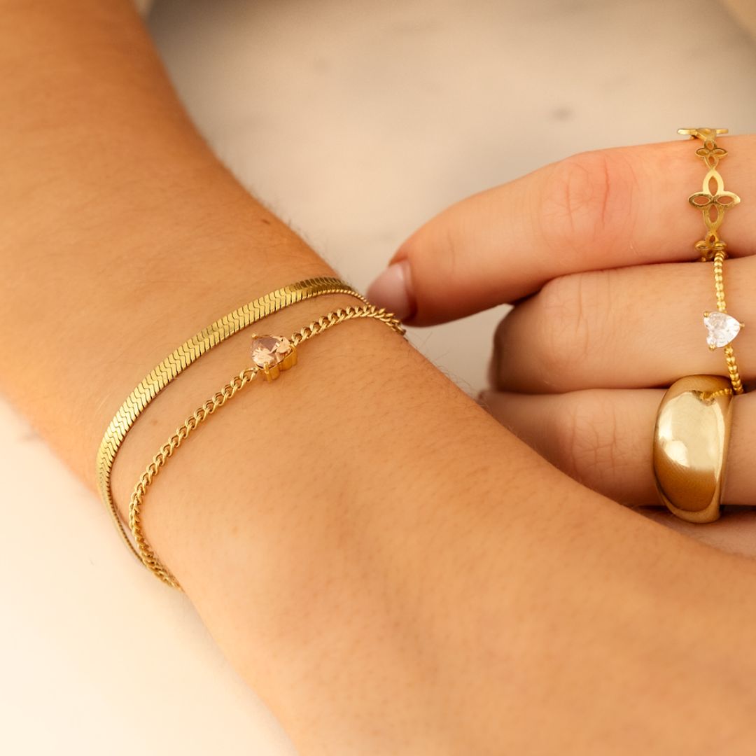 Heart Birthstone Bracelet | A Unique and Meaningful Accessory