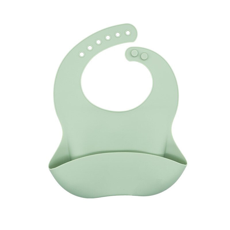 SiliconeBaby - Waterproof Children's Bib with Animal Print