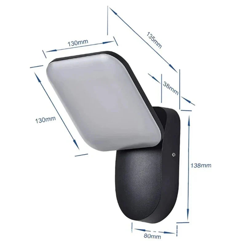 Motionsafe Wall Light - Luxury Outdoor Lamp with Motion Sensor for Security