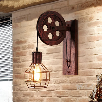Luxe Vintage LED Wall Lamp