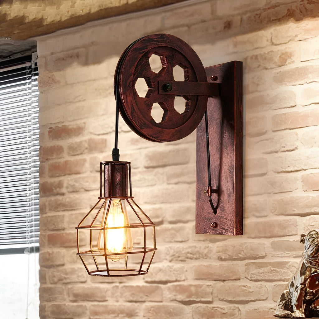 Luxury Vintage LED Wall Lamp – Industrial Style Lighting from ShineGlow