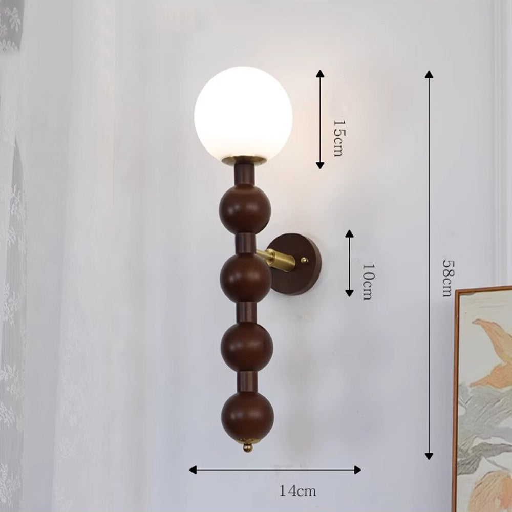 LumenSphere - Luxe Metalen Wandlamp met Bollen