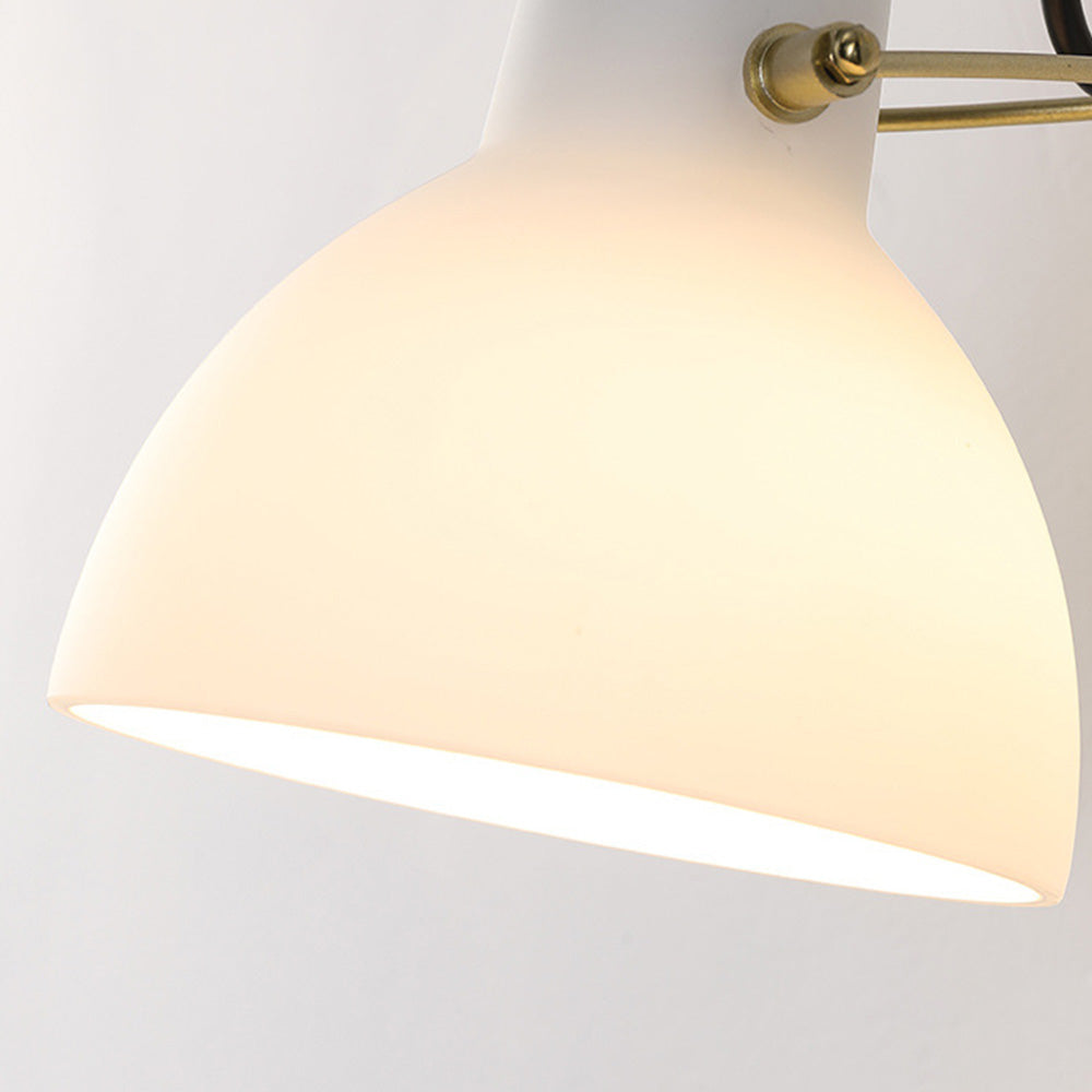 EssenceGlow - Minimalist White Glass Wall Lamp