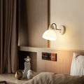 EssenceGlow - Minimalist White Glass Wall Lamp