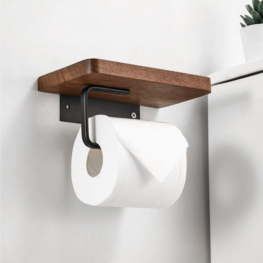 WoodEase Holder – Stylish Wooden Toilet Roll Holder