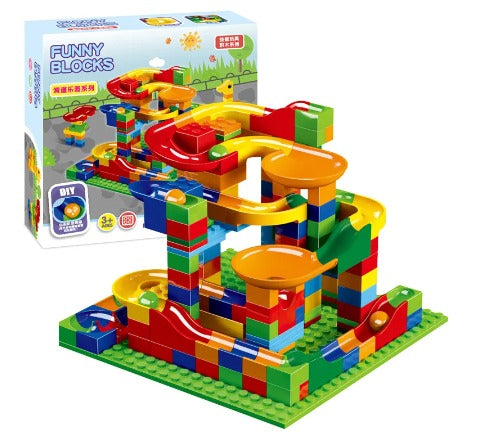 MarbleBuilder Set - Customizable Marble Run for Creation