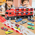 MegaTransporter - Toy Semi-Trailer Truck with Mini Cars