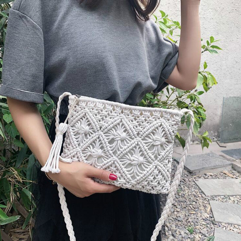 GwenBag – Elegant Woven Shoulder Bag for Summer