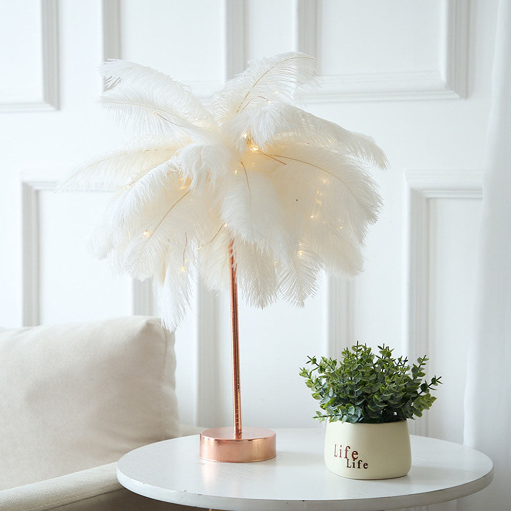 OstrichGlow Nightlight - Unique Mood Lamp with Pink Base