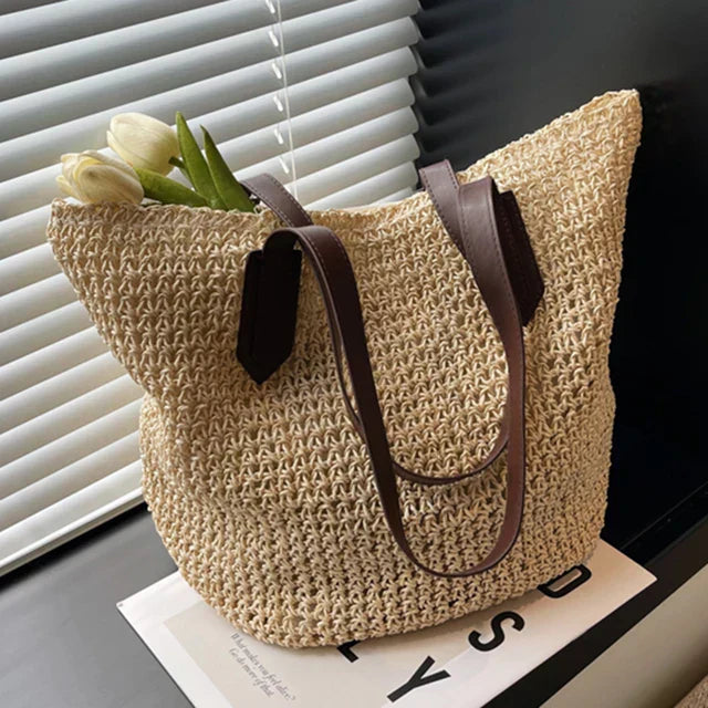 SunWeave Bag – Luxury Bohemian Women's Shoulder Bag