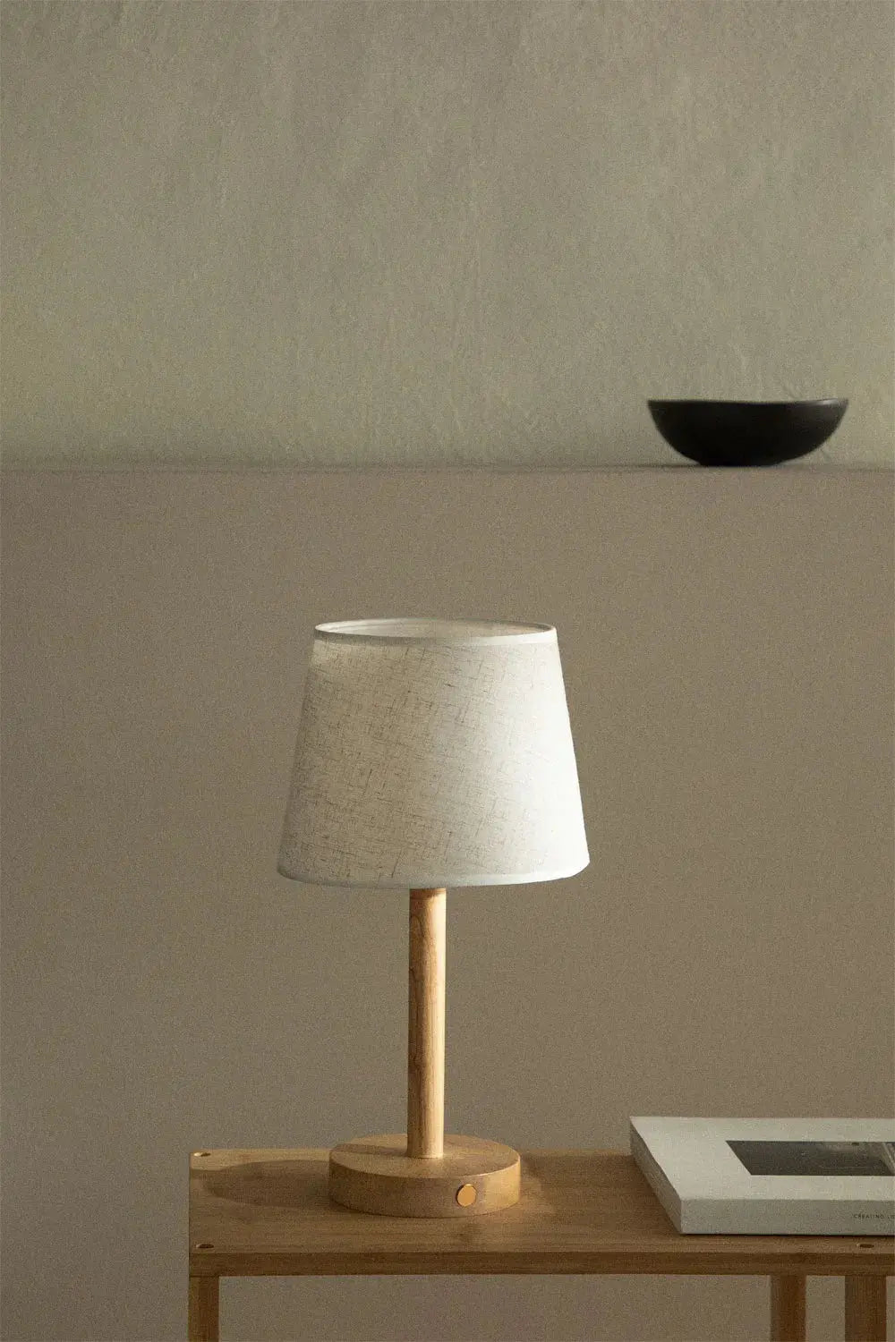 Wooden LED Night Light WoodGlow – Modern & Wireless Illumination