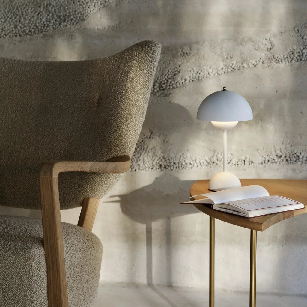 LunarGlow Table Lamp - Dimmable LED Lighting for Any Interior
