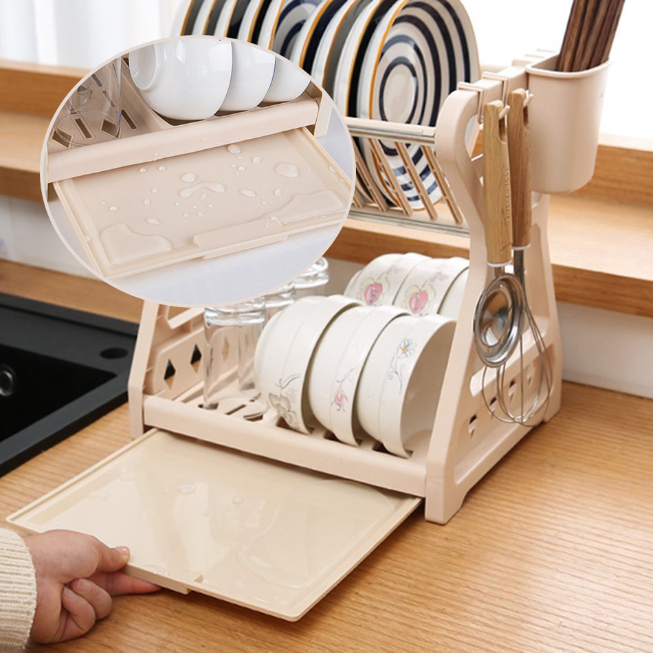 RackMaster - Elegant Foldable Dish Drying Rack for the Kitchen